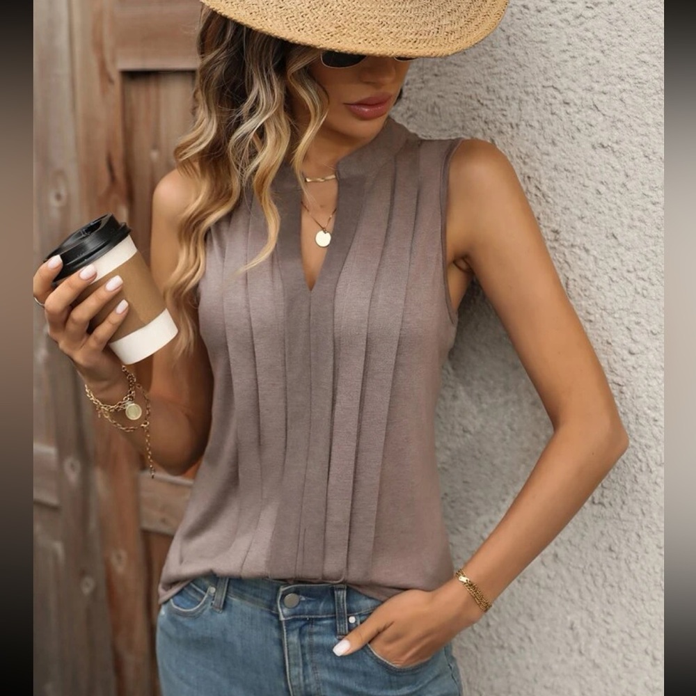 Solid Notched Neck Tank